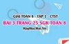 Giải bài 3 trang 25 Toán 8 Tập 1 SGK Chân trời sáng tạo
